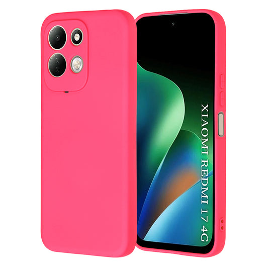Θήκη για Xiaomi Redmi 17 5G / 17 4G, Techsuit, SoftFlex, Σκούρο Ροζ
