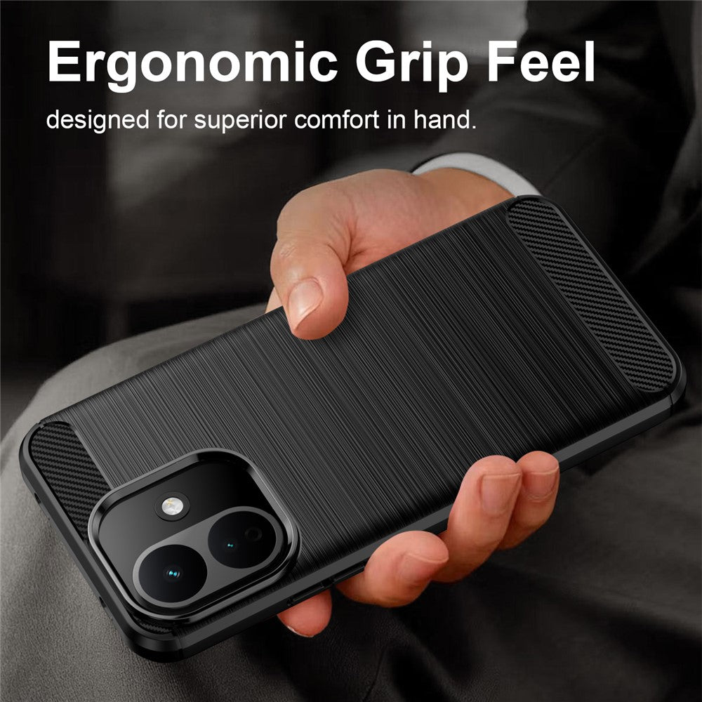 Θήκη για Xiaomi Redmi 17C 5G, Techsuit, Carbon, Μπλε