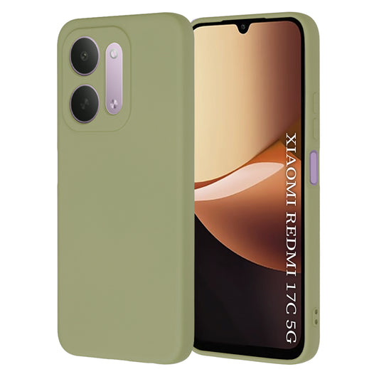 Case for Xiaomi Redmi 17C 5G, Techsuit, SoftFlex, Matcha