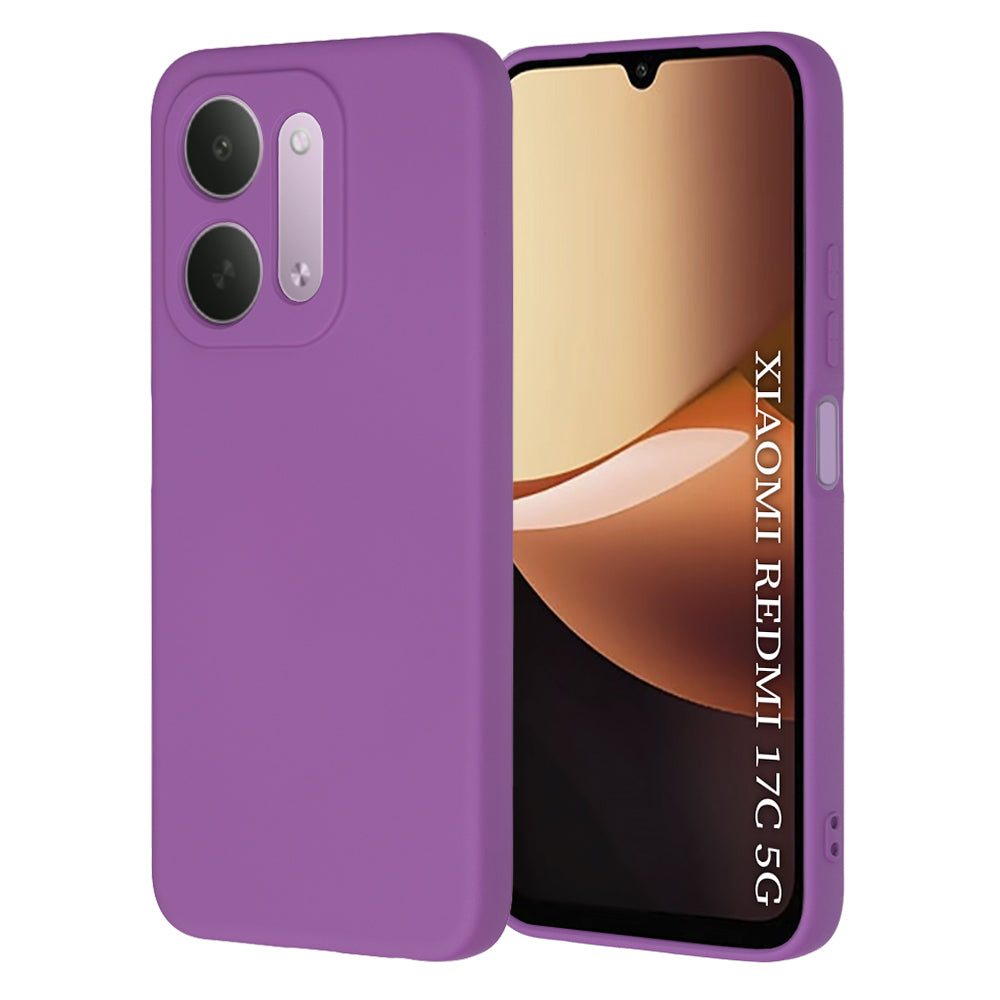 Θήκη για Xiaomi Redmi 17C 5G, Techsuit, SoftFlex, Μωβ