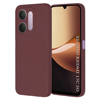 Θήκη για Xiaomi Redmi 17C 5G, Techsuit, SoftFlex, Μπορντό