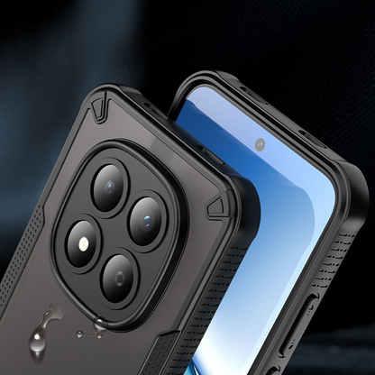 Θήκη για Xiaomi Redmi Note 15 Pro 5G, Tech-Protect, Rugged Shield, Μαύρη