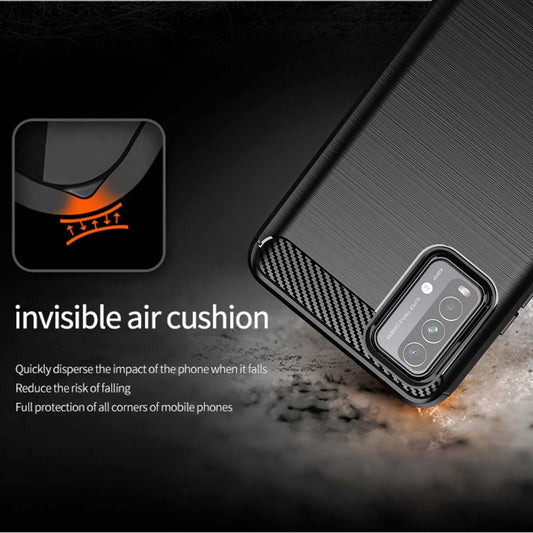 Θήκη για Xiaomi Redmi 9 Power / 9T, Techsuit, Άνθρακας, Μαύρο