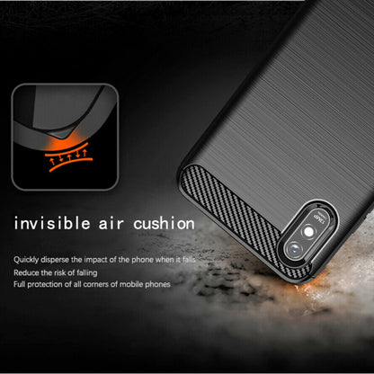 Θήκη για Xiaomi Redmi 9AT / 9A, Techsuit, Carbon, Μαύρο