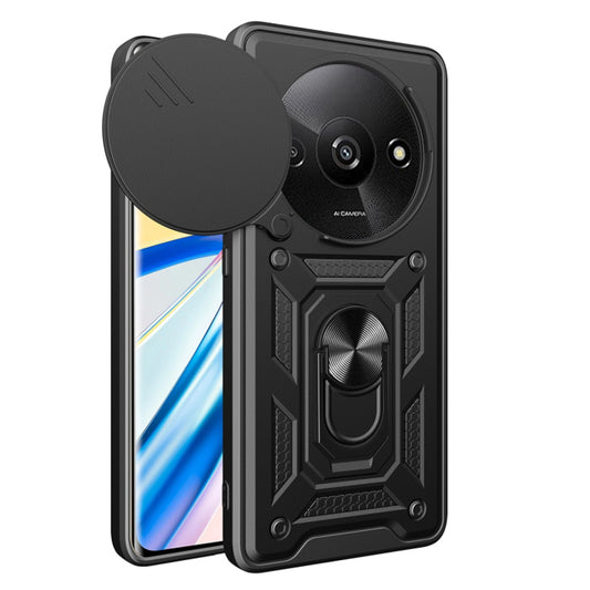 Θήκη για Xiaomi Redmi A3x / A3, Techsuit, CamShield, Μαύρο