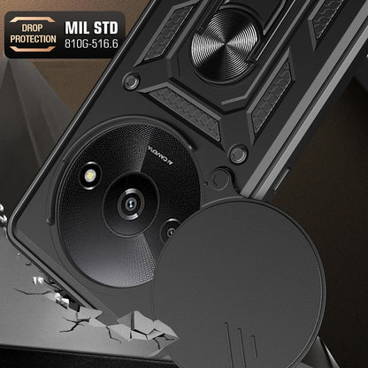 Θήκη για Xiaomi Redmi A3x / A3, Techsuit, CamShield, Μαύρο