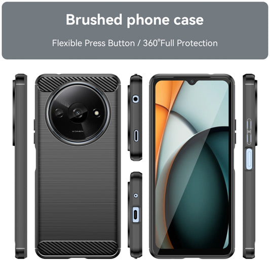 Θήκη για Xiaomi Redmi A3x / A3, Techsuit, Carbon, Μαύρο