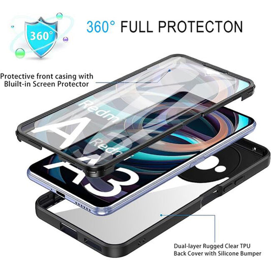Θήκη για Xiaomi Redmi A3x / A3, Techsuit, ColorVerse 360, Μωβ