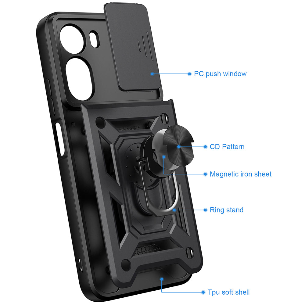 Case for Xiaomi Redmi A7 Pro 4G, Techsuit, CamShield, Rose Gold