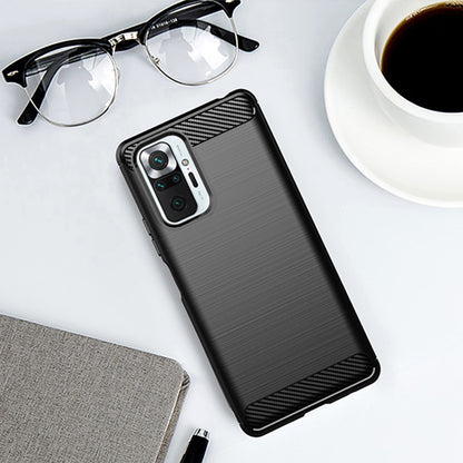 Case for Xiaomi Redmi Note 10 Pro Max / Note 10 Pro, Techsuit, Carbon, Black
