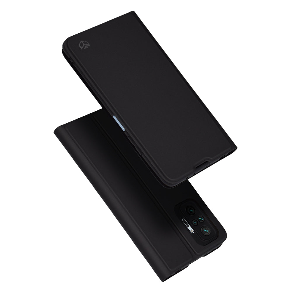 Θήκη για Xiaomi Redmi Note 10 Pro Max / Note 10 Pro, Techsuit, Magskin Book, Μαύρη
