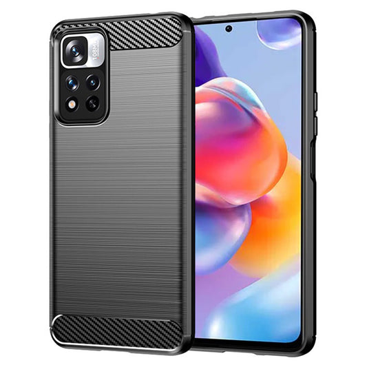 Θήκη για Xiaomi Redmi Note 11 Pro+ 5G, Techsuit, Carbon, Μαύρο