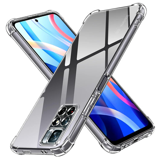 Θήκη για Xiaomi Redmi Note 11S / Note 11, Techsuit, Ανθεκτική σε Κρούσεις Διαφανής, Διαφάνεια
