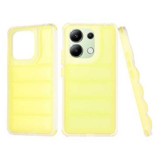 Θήκη για Xiaomi Redmi Note 13 4G, Techsuit, Wave Shield, Κίτρινη