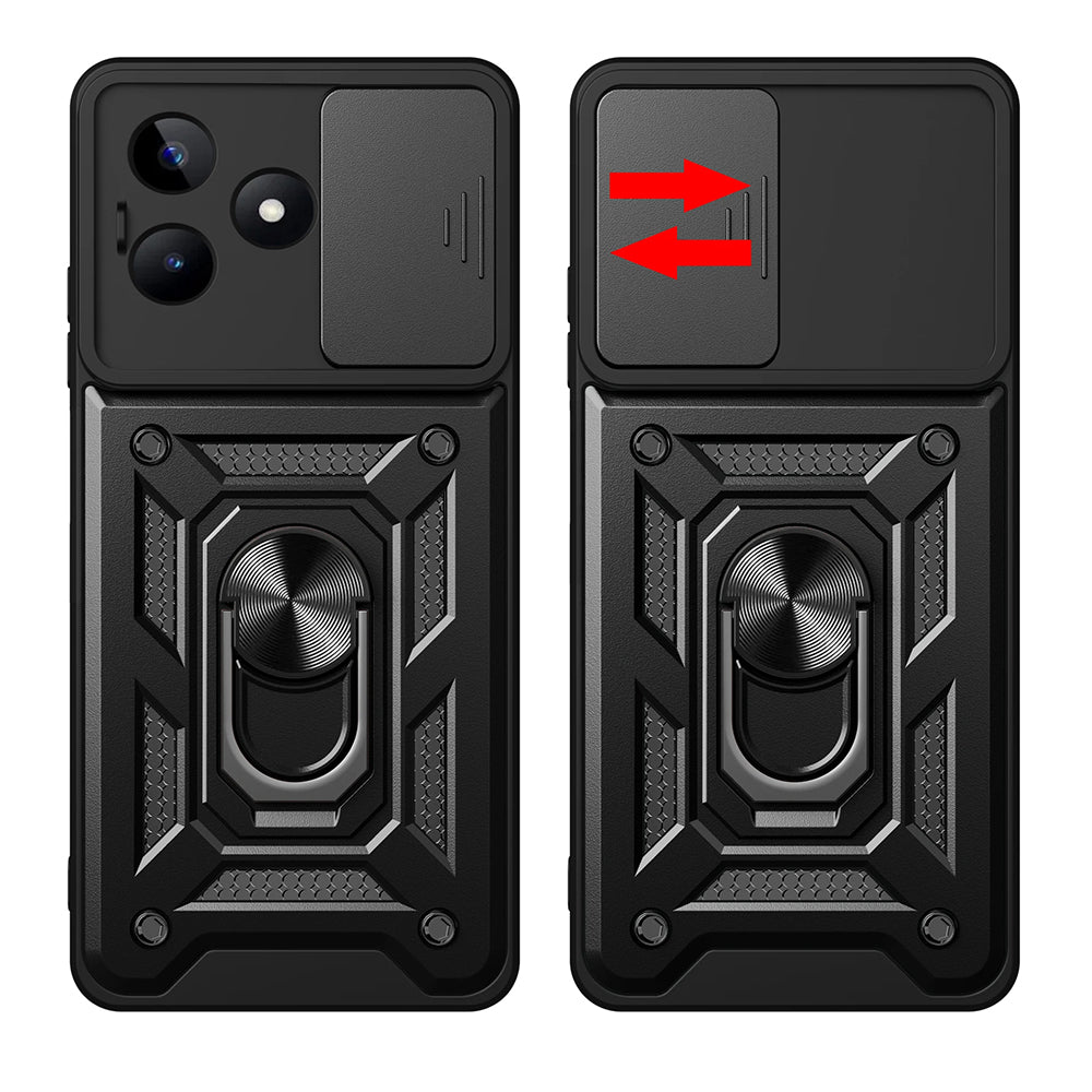 Case for Xiaomi Redmi Note 13 5G, Techsuit, CamShield, Black