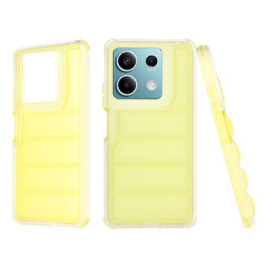 Θήκη για Xiaomi Redmi Note 13 5G, Techsuit, Wave Shield, Κίτρινη
