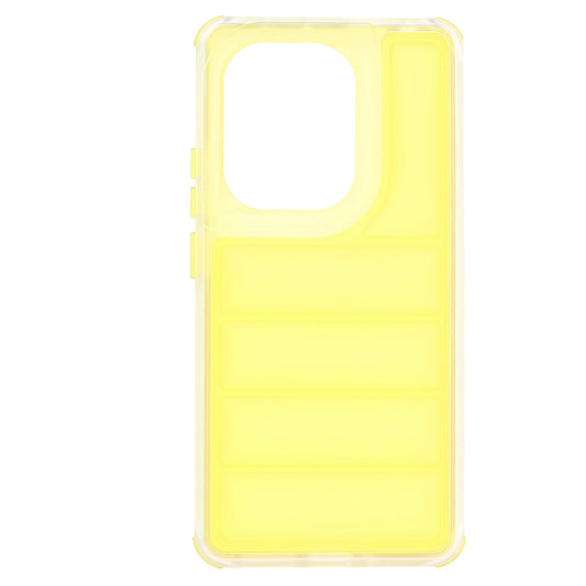 Θήκη για Xiaomi Redmi Note 13 Pro 4G / Poco M6 Pro 4G, Techsuit, Wave Shield, Κίτρινη