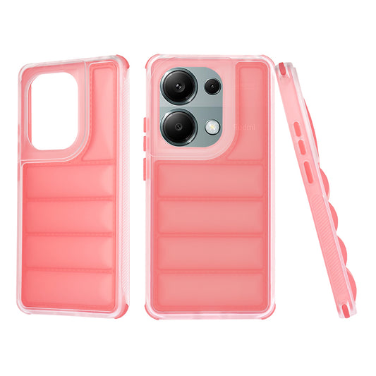 Θήκη για Xiaomi Redmi Note 13 Pro 4G / Poco M6 Pro 4G, Techsuit, Wave Shield, Κόκκινο