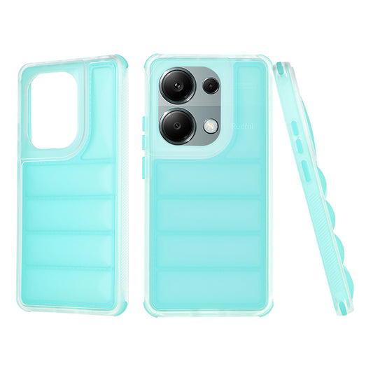 Θήκη για Xiaomi Redmi Note 13 Pro 4G / Poco M6 Pro 4G, Techsuit, Wave Shield, Τυρκουάζ