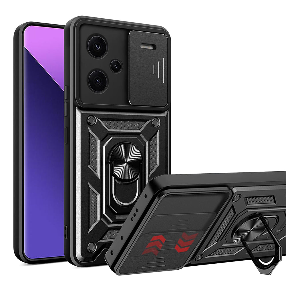 Θήκη για Xiaomi Redmi Note 13 Pro+, Techsuit, CamShield, Μαύρο
