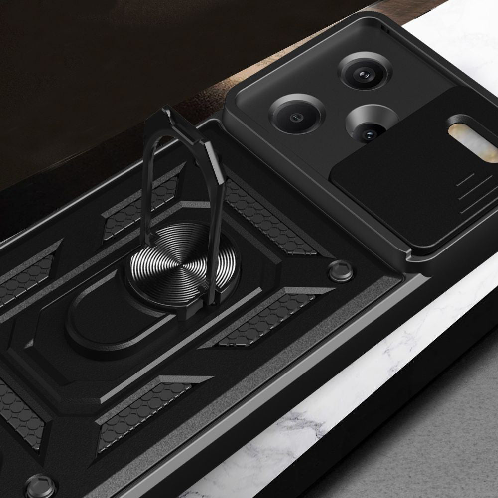 Θήκη για Xiaomi Redmi Note 13 Pro+, Techsuit, CamShield, Μαύρο