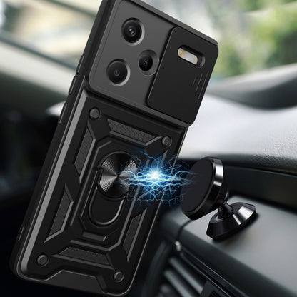 Θήκη για Xiaomi Redmi Note 13 Pro+, Techsuit, CamShield, Μαύρο