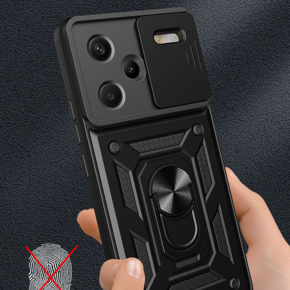 Θήκη για Xiaomi Redmi Note 13 Pro+, Techsuit, CamShield, Μαύρο