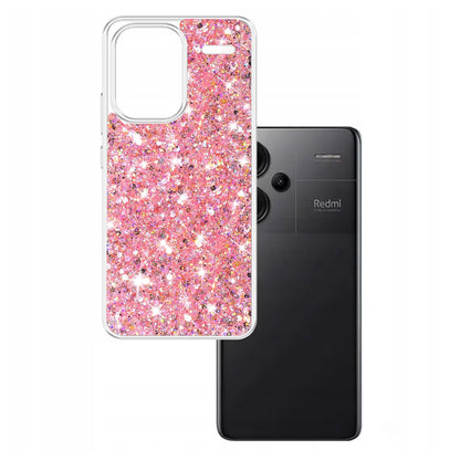 Θήκη για Xiaomi Redmi Note 13 Pro+, Techsuit, Sparkly Glitter, Ροζ