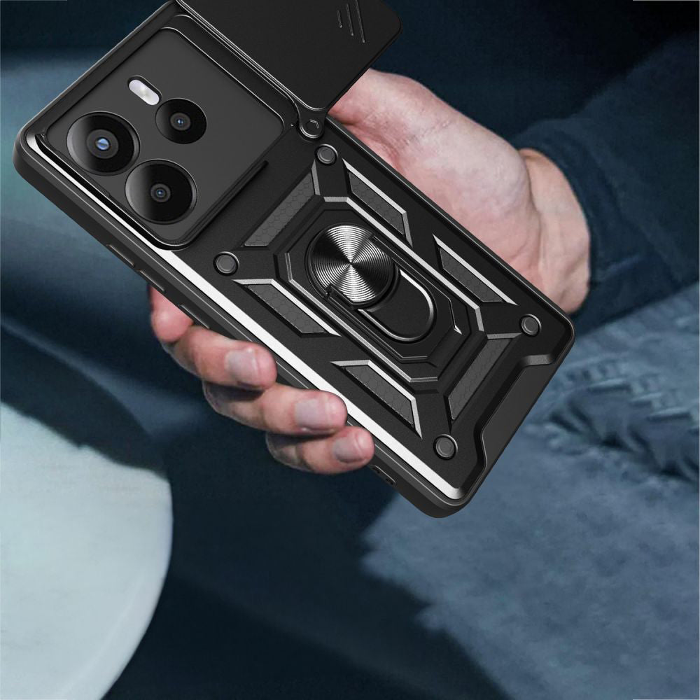 Θήκη για Xiaomi Redmi Note 14 4G (Περιφερειακή), Techsuit, CamShield, Μπλε