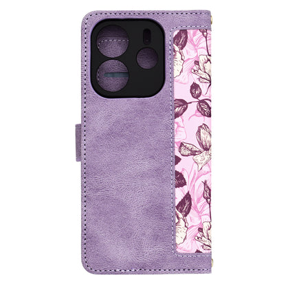 Θήκη για Xiaomi Redmi Note 14 4G (Περιφερειακή), Techsuit, FlipCraft, Μωβ