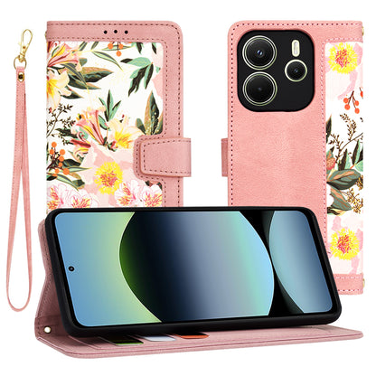 Θήκη για Xiaomi Redmi Note 14 4G (Περιφερειακή), Techsuit, FlipCraft, Ροζ