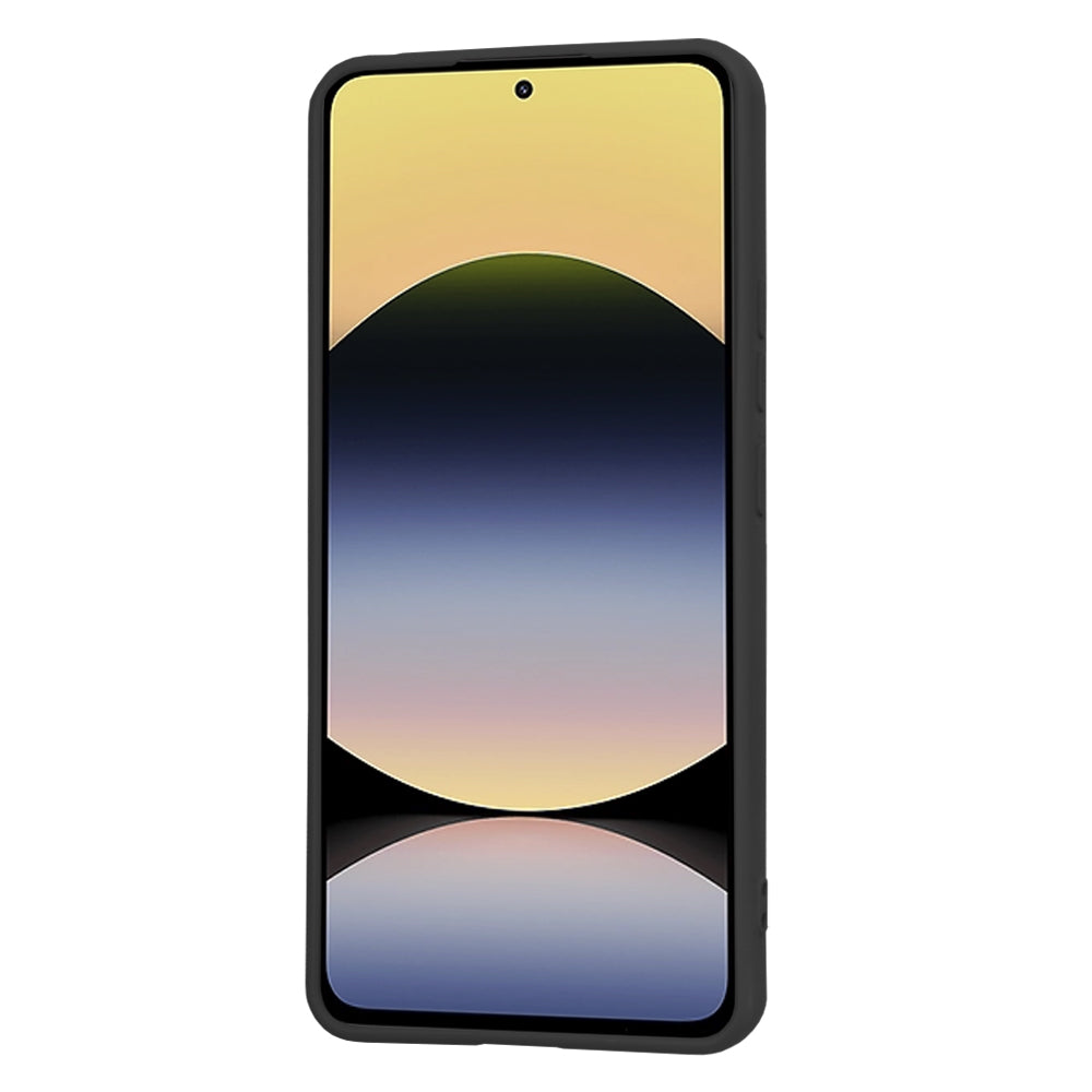 Θήκη για Xiaomi Redmi Note 14 4G (Περιφερειακή), Techsuit, SoftFlex, Μαύρη