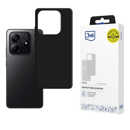Θήκη για Xiaomi Redmi Note 14 4G (Standard), 3MK, Μαύρο Ματ