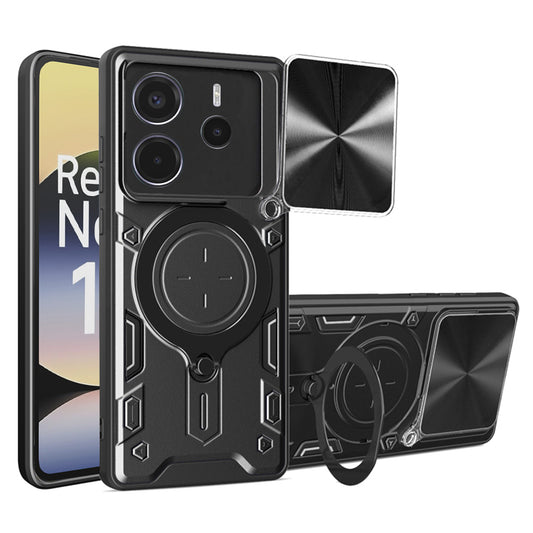 Θήκη για Xiaomi Redmi Note 14 4G (Standard), Techsuit, CamGuard Pro, Μαύρο