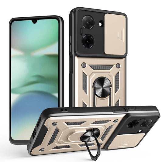 Θήκη για Xiaomi Redmi Note 14 4G (Standard), Techsuit, CamShield, Χρυσή