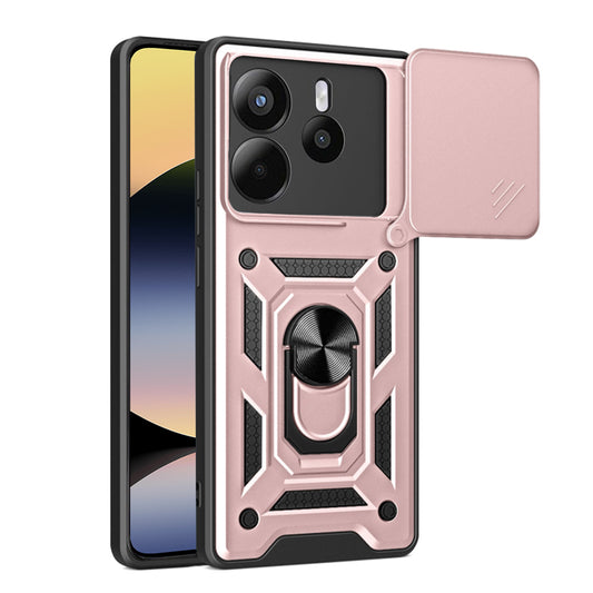 Θήκη για Xiaomi Redmi Note 14 4G (Standard), Techsuit, CamShield, Ροζ