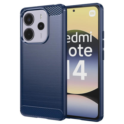 Θήκη για Xiaomi Redmi Note 14 4G (Standard), Techsuit, Carbon, Μπλε