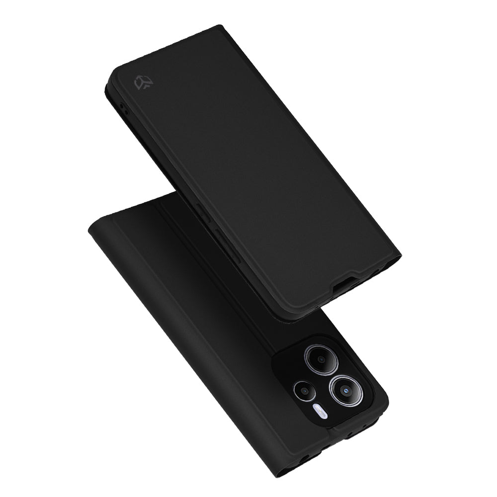 Θήκη για Xiaomi Redmi Note 14 4G (Standard), Techsuit, Magskin Book, Μαύρο