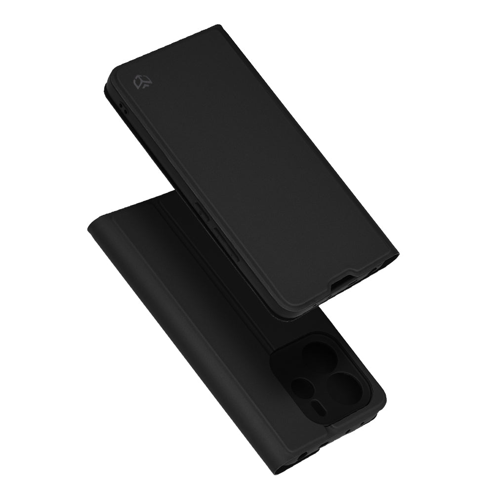 Θήκη για Xiaomi Redmi Note 14 4G (Standard), Techsuit, Magskin Book, Μαύρο
