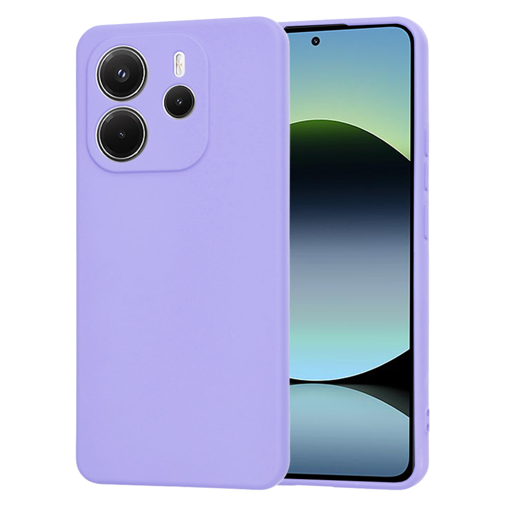 Θήκη για Xiaomi Redmi Note 14 4G (Standard), Techsuit, SoftFlex, Ανοιχτό Μωβ