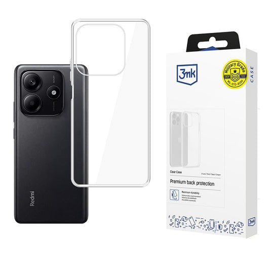 Θήκη για Xiaomi Redmi Note 14 5G, 3MK, Διαφανής, Διάφανη