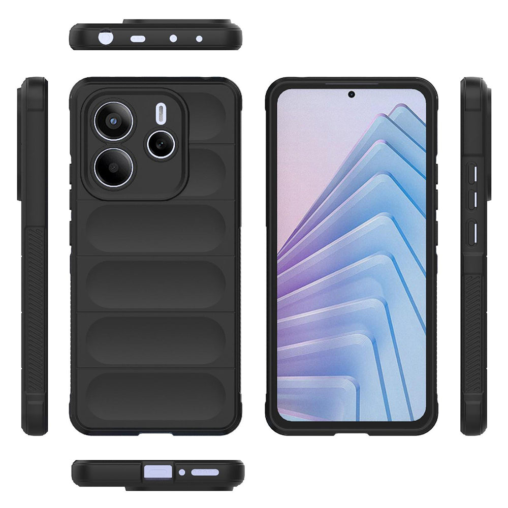 Θήκη για Xiaomi Redmi Note 14 5G, Techsuit, Magic Shield, Μαύρο