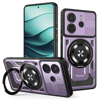 Θήκη για Xiaomi Redmi Note 14 5G, Techsuit, RuggedCam, Μωβ