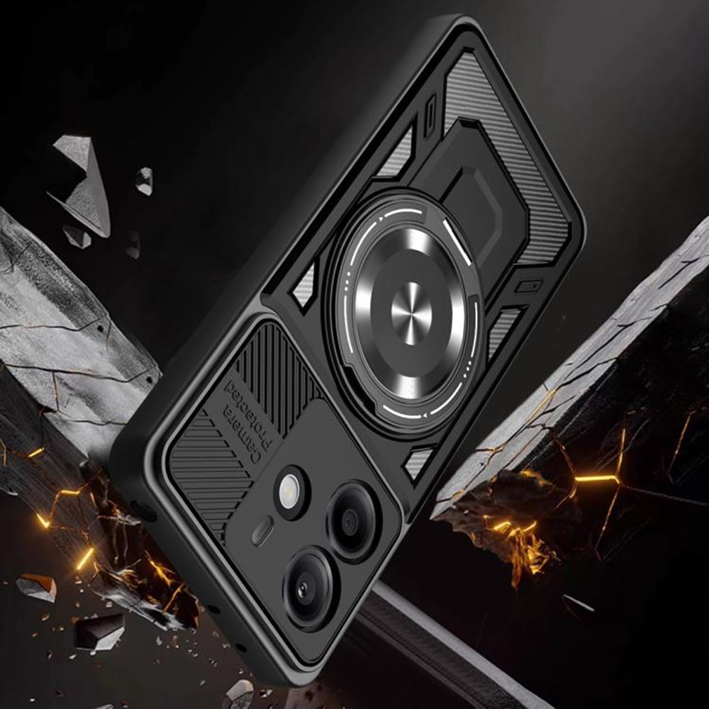 Θήκη για Xiaomi Redmi Note 14 5G, Techsuit, RuggedCam, Μωβ