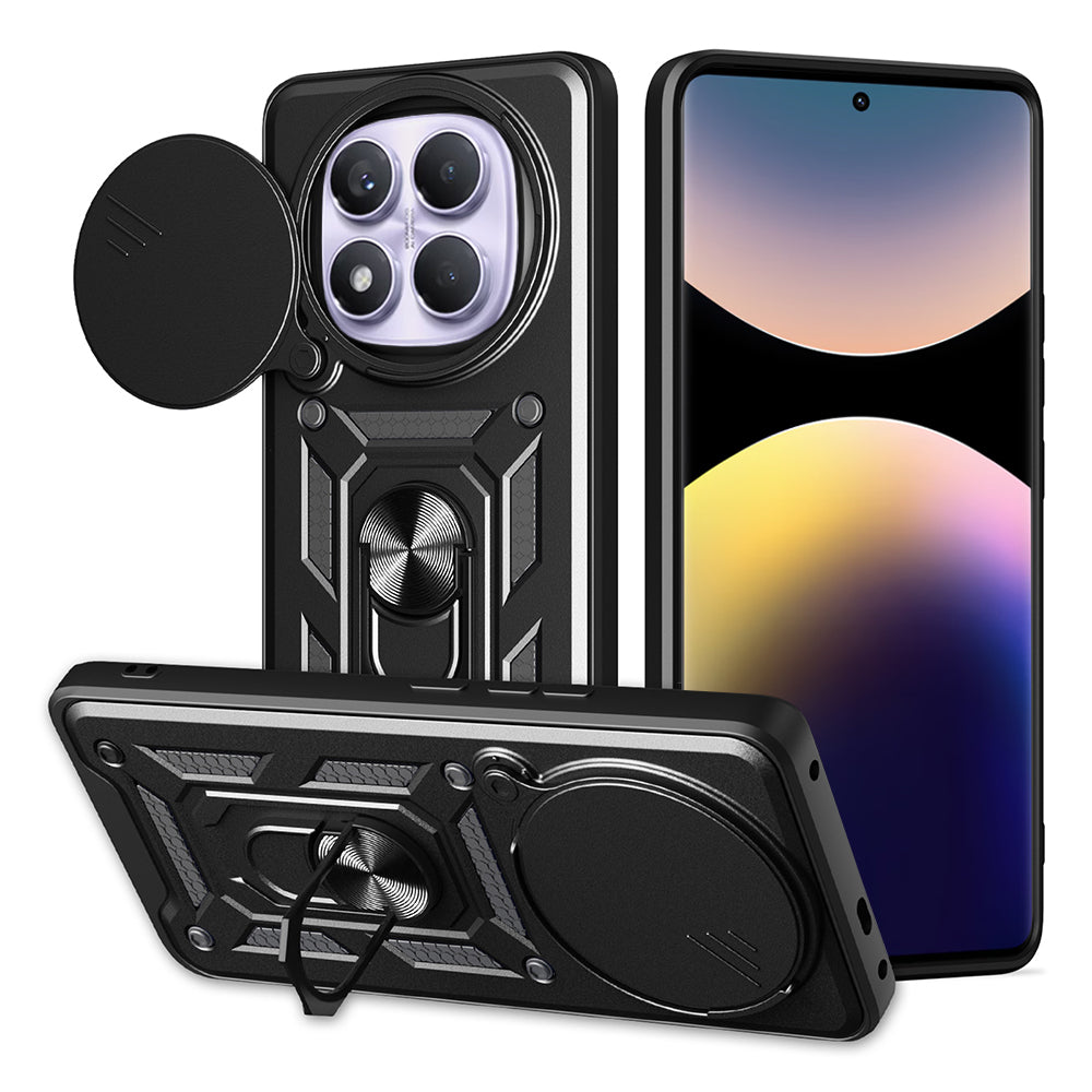 Θήκη για Xiaomi Redmi Note 14 Pro 4G, Techsuit, CamShield, Μαύρο