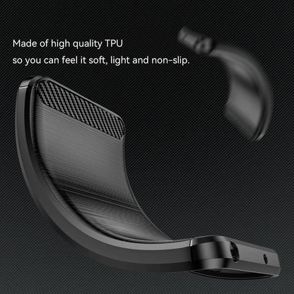 Θήκη για Xiaomi Redmi Note 14 Pro 4G, Techsuit, Άνθρακας, Μαύρο