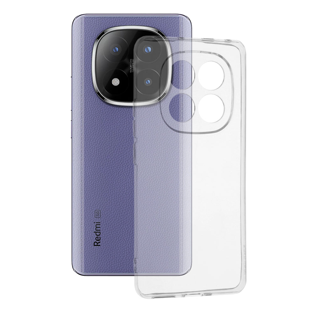 Case for Xiaomi Redmi Note 14 Pro+ 5G, Techsuit, Clear, Transparent