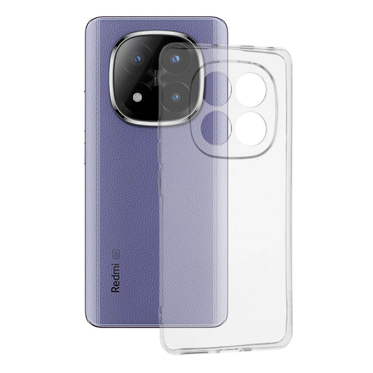 Case for Xiaomi Redmi Note 14 Pro+ 5G, Techsuit, Clear, Transparent