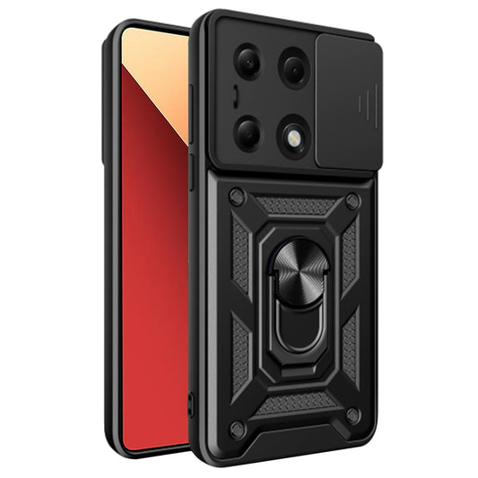 Θήκη για Xiaomi Redmi Note 14S / Note 13 Pro 4G / Poco M6 Pro 4G, Techsuit, CamShield, Μαύρο