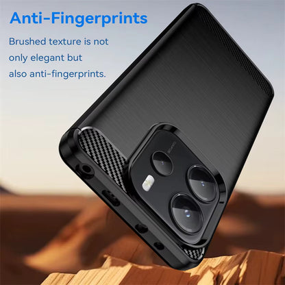Case for Xiaomi Redmi Note 14S, Techsuit, Carbon, Black